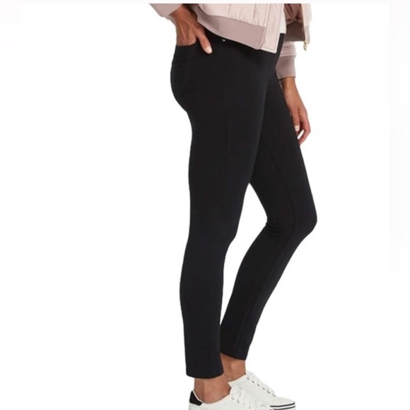 SPANX Sz XL Perfect Black Pants Classic Black Elastic Waistband Back NEW - Picture 2 of 14